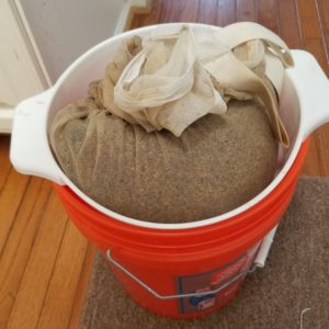 Bag draining