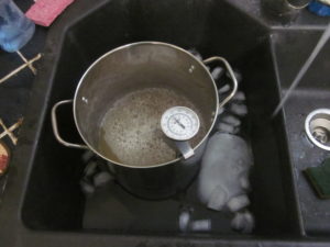 Cooling hop addition timing batch