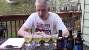 Sampling hop addition timing beers